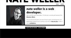 Desktop Screenshot of nateweller.com