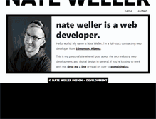 Tablet Screenshot of nateweller.com